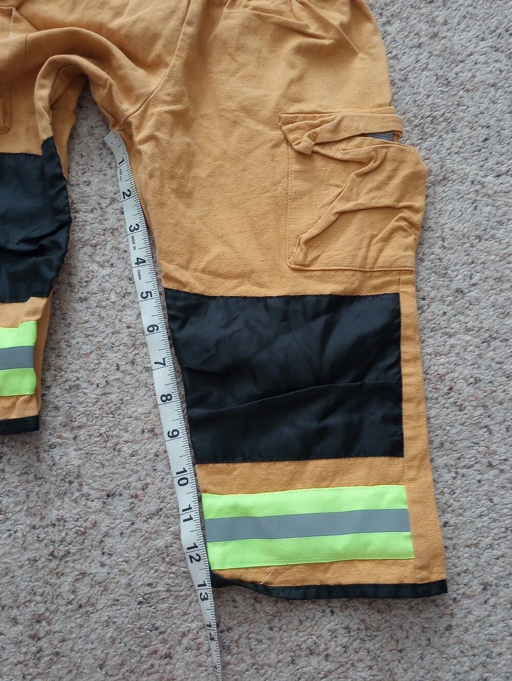 Random Lot Of Halloween Fire Fighters Costume Pieces Kids Size 3-6